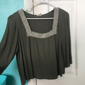 Flowy long sleeve shirt